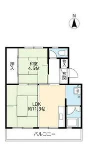 UR桜丘【0030406号室】の間取り