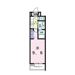ハルズ HINODE【3階】の間取り