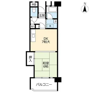 UR金田一丁目第2【0011302号室】の間取り