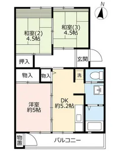 UR釈尊寺第二【0240108号室】の間取り