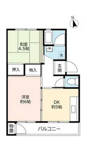 UR新多聞【4220506号室】の間取り