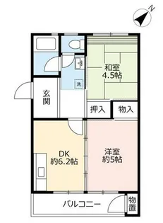 UR新多聞【4130507号室】の間取り