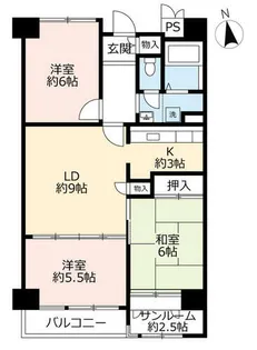 URアーバニア大須【0001203号室】の間取り