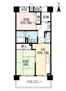 URアーバンラフレ志賀【0010708号室】の間取り