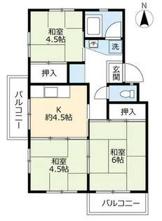 UR藤山台【3160201号室】の間取り