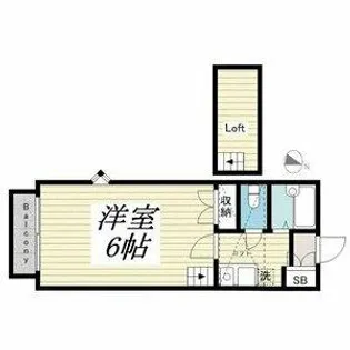 コーポみのりⅡ【2階】の間取り