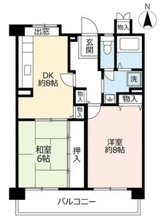 URアーバンラフレ滝子【0000406号室】の間取り