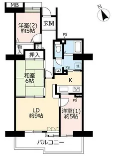 URルミナス箕面の森五番街【0130302号室】の間取り