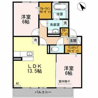Ohana【2階】の間取り