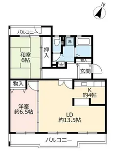 URグリーンタウン槇島【2120106号室】の間取り
