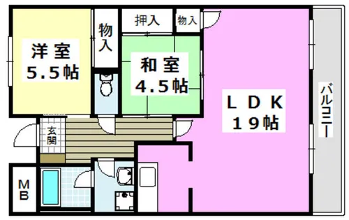 サイユウカン【3階】の間取り