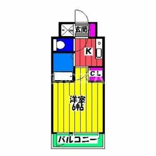 ルピエ・グランポン【6階】の間取り