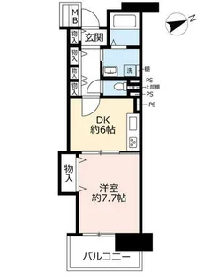 URアーバンラフレ鶴舞公園【0010209号室】の間取り
