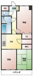 フレスコラヴィエ【303号室】の間取り