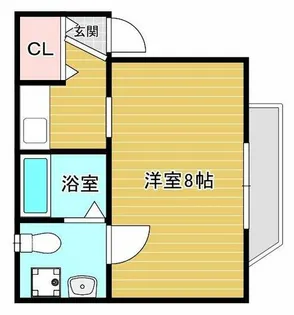 メゾンドソレイユ滝谷【1階】の間取り