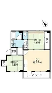 UR明石舞子【A240303号室】の間取り