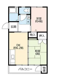 UR鈴蘭台第一【0150101号室】の間取り