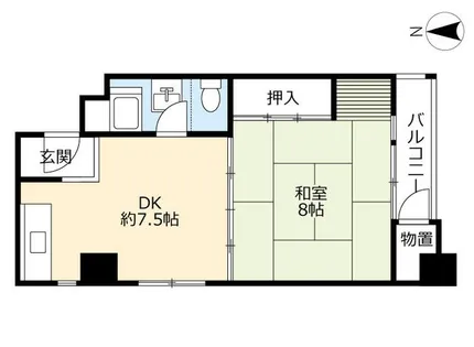 UR菅田町【0000601号室】の間取り