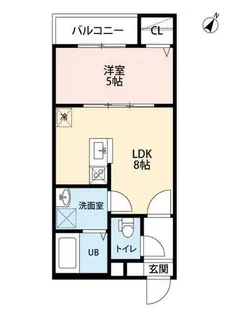 カステッロ塩池【3階】の間取り