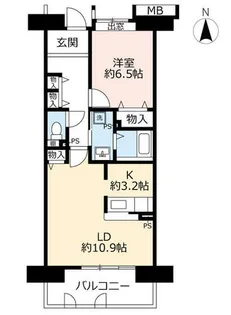 URアーバニア主税町【0000103号室】の間取り