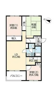 UR芦屋浜【0010311号室】の間取り