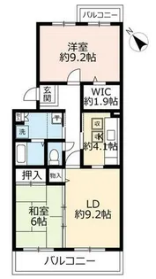 UR梅美台【0020103号室】の間取り