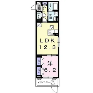 レジデンス グレース【2階】の間取り