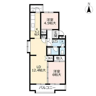 URもりつね【0060506号室】の間取り