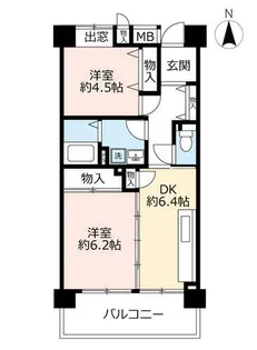 URアーバンラフレ志賀【0010609号室】の間取り