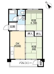 UR徳力【0500401号室】の間取り