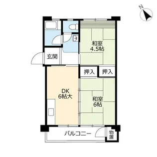 UR徳力【0500401号室】の間取り