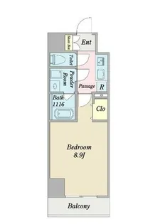 Albero(アルベロ)【8階】の間取り