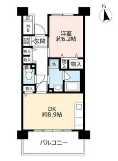 UR千里山【N030207号室】の間取り
