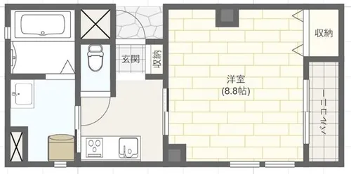 Br東延末【5階】の間取り