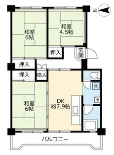 UR水草【0020509号室】の間取り