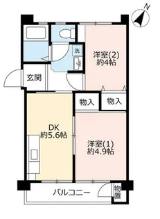 UR東豊中第二【1140401号室】の間取り