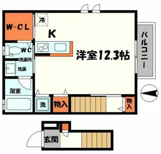 GeorgeHouse【2階】の間取り