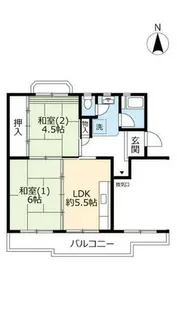 UR泉南尾崎【0010303号室】の間取り
