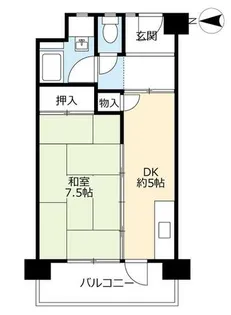 UR中百舌鳥公園【0021039号室】の間取り