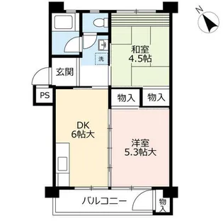 UR徳力【0500503号室】の間取り