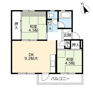 UR徳力【0630504号室】の間取り
