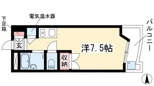 アーバンアメニティー【4階】の間取り