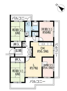 UR奈良青山【0110401号室】の間取り