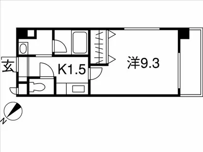 ブルームヒルズ【101号室】の間取り