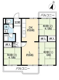 UR光明台【0350203号室】の間取り