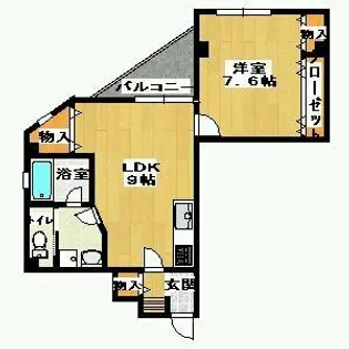 メゾン光正【401号室】の間取り