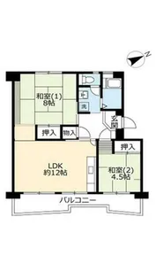 UR鳥飼野々二丁目【0050202号室】の間取り