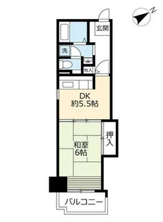 URアーバニア鶴舞第2【0001106号室】の間取り