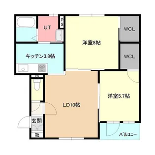 LAULEA【2階】の間取り