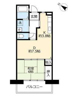 URアーベイン東三国【0200203号室】の間取り